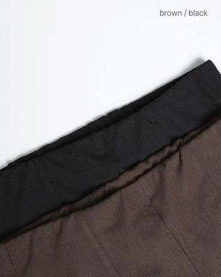 Center seam open knee-high leggings