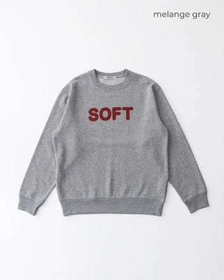 (ORIGINAL) SOFT Lettering Sweatshirt (Fleece-lined)