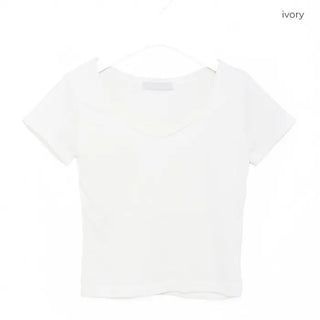 Square Rib Short-Sleeve T-Shirt