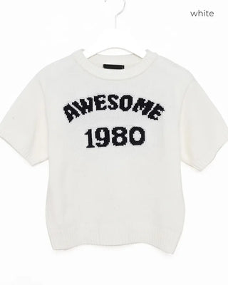 1980 Half-Sleeve Knit