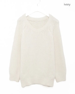 (Unisex) Basic V-Neck Knit