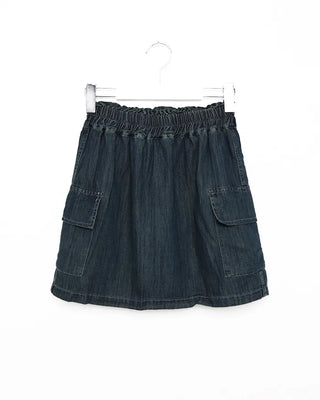 Denim shirt and skirt set