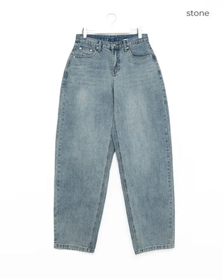 Vintage Wash Denim Pants