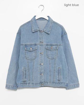Oversized denim jacket
