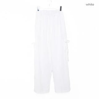 Side Ribbon Pocket Cozy Pants