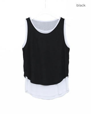 Layered Round Tank Top