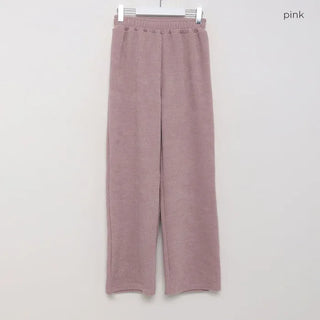 Elastic waist knit pants
