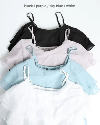 Scarf & Can-Can Camisole Set