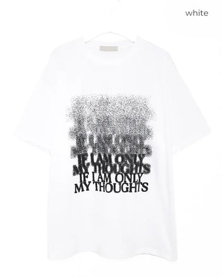 (Unisex) Gradient Lettering T-Shirt