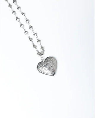 Big Heart Pendant Necklace