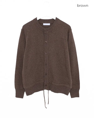 Basic Round Cardigan