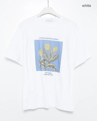 Yellow Tulip Half T-Shirt