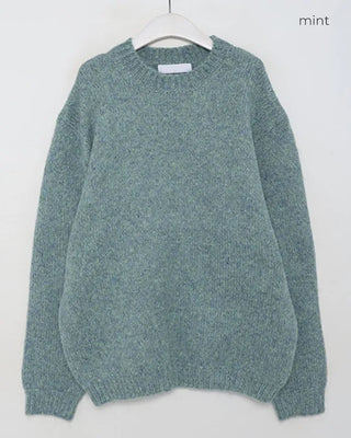 Wool round knit