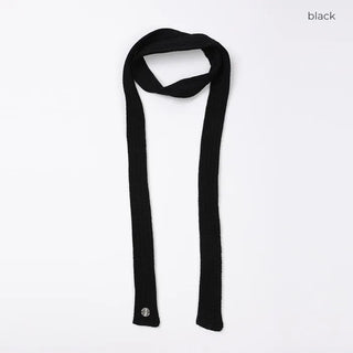 Layered knit scarf