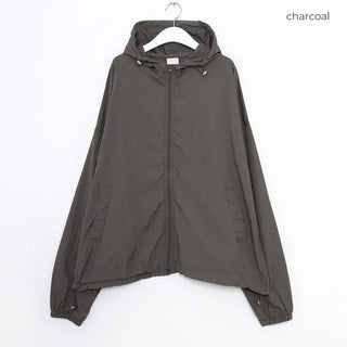 (Unisex) Nylon Hooded Zip-Up