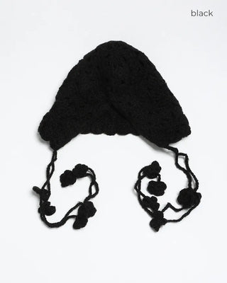 Flower Crochet Begin Knit Hat