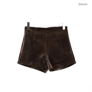 Velvet shorts