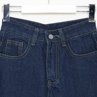 Wide-fit denim pants