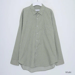 Oversized striped shirt