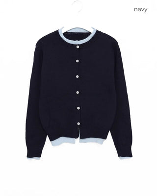 Layered Bicolor Cardigan