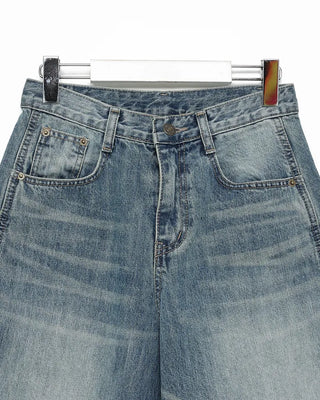 Double Yoke Point Wide Outseam Jeans