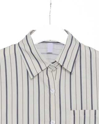 Loose-fit striped shirt