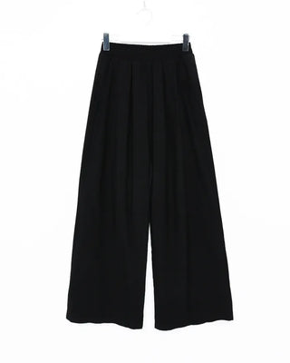 Pleated camisole and wide-leg pants set