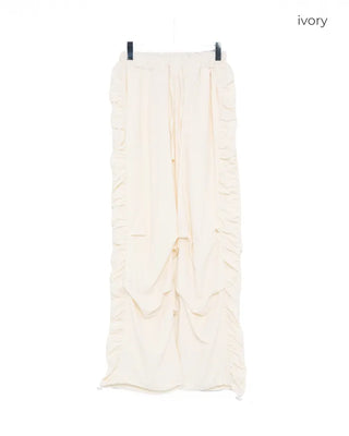 Side Shirring Point Pants