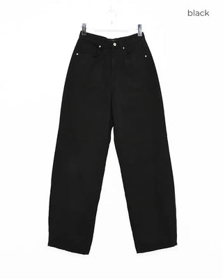 Balloon Cotton Wide Pants