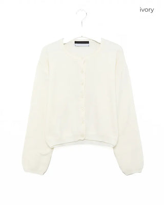 Loose Round Cardigan