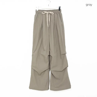 (Unisex) Wide Fit Pintuck Pants