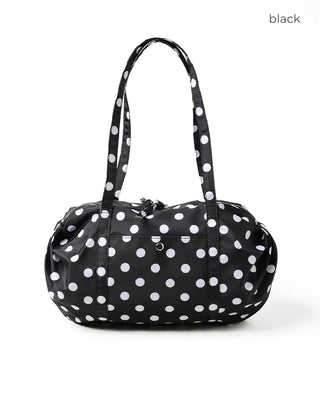 Polka Dot Nylon Shoulder Bag