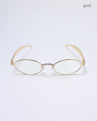 Heart Cubic Stainless Steel UV Glasses