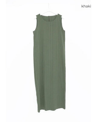Linen striped dress