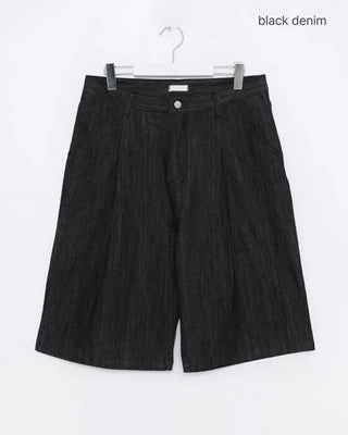 Denim Bermuda shorts