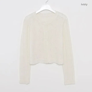Crochet Cropped Cardigan