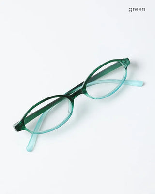 Colored oval glasses