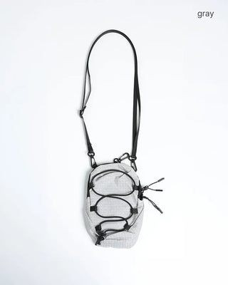 Mini Check Bungee Cord Shoulder Bag