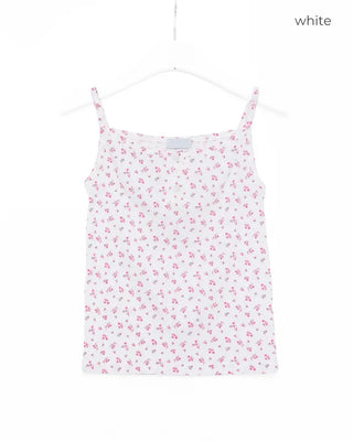 Flower button camisole