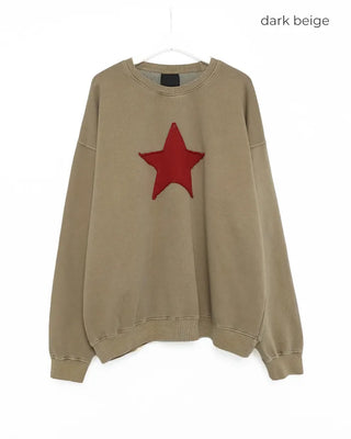 Pigment Star Patch Sweatshirt