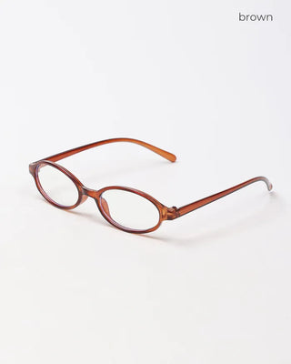 Slim oval glass