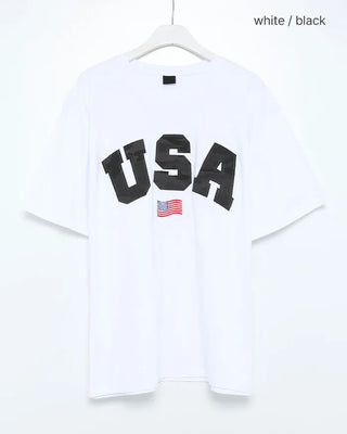 Camouflage Lettering T-Shirt