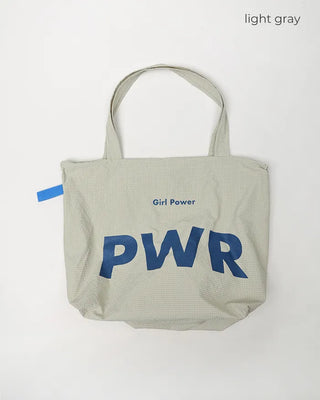 PWR Print Drawstring Tote Bag