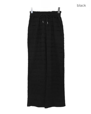 Lace waistband pants