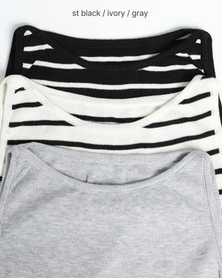 Sleeveless knit