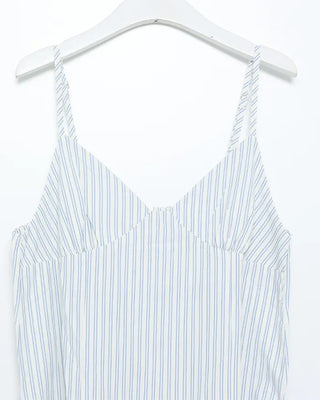 Shirred Mini Volume Camisole Dress