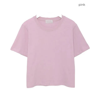 Colorful basic short-sleeved T-shirt