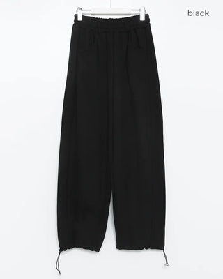 Belt loop waist sweat jogger pants