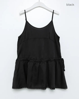 Camisole layered mini dress