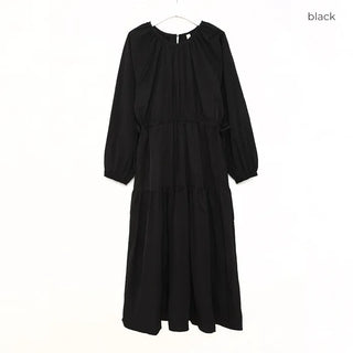 Shirred String Long Dress
